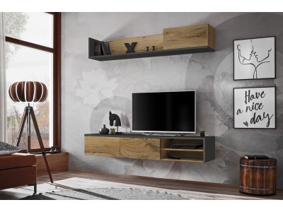 Секция DALLAS (антрацит/дъб флагстаф)